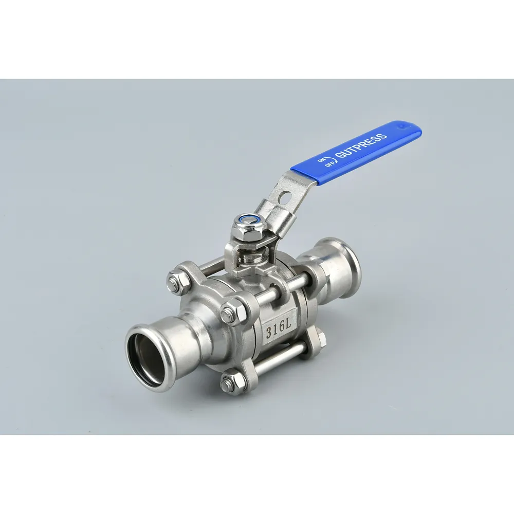 Inox 316L 3PCS Press Ball Valve SS300